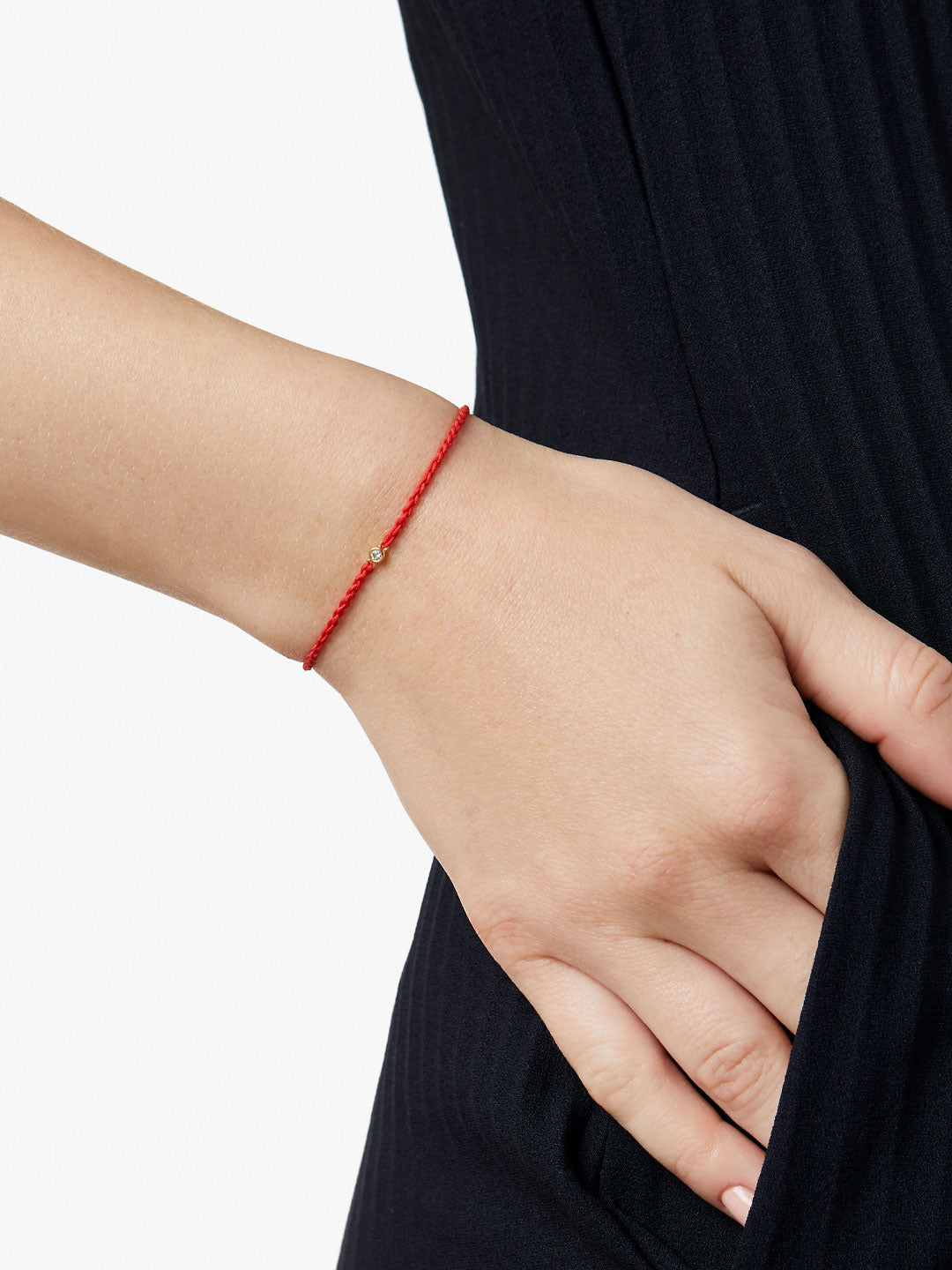 Ana Luisa Jewelry Bracelets Light Chains Diamond Bracelet Carter Red Silver