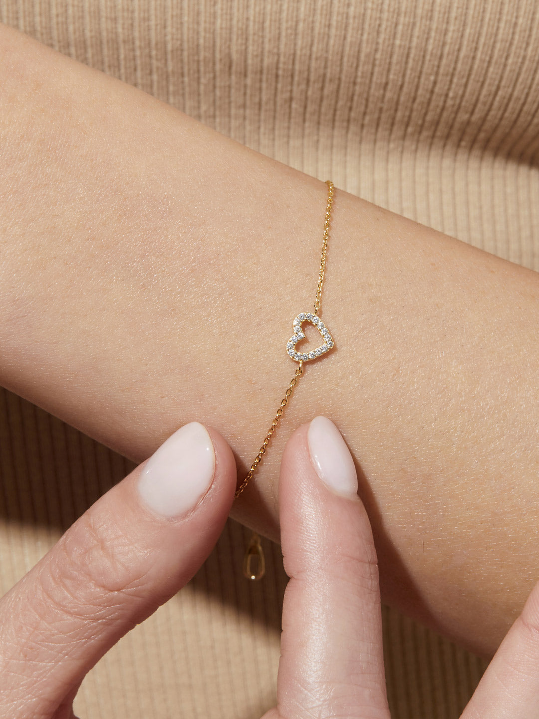Ana Luisa Jewelry Bracelets Light Chains Heart Bracelet Shinzo Silver