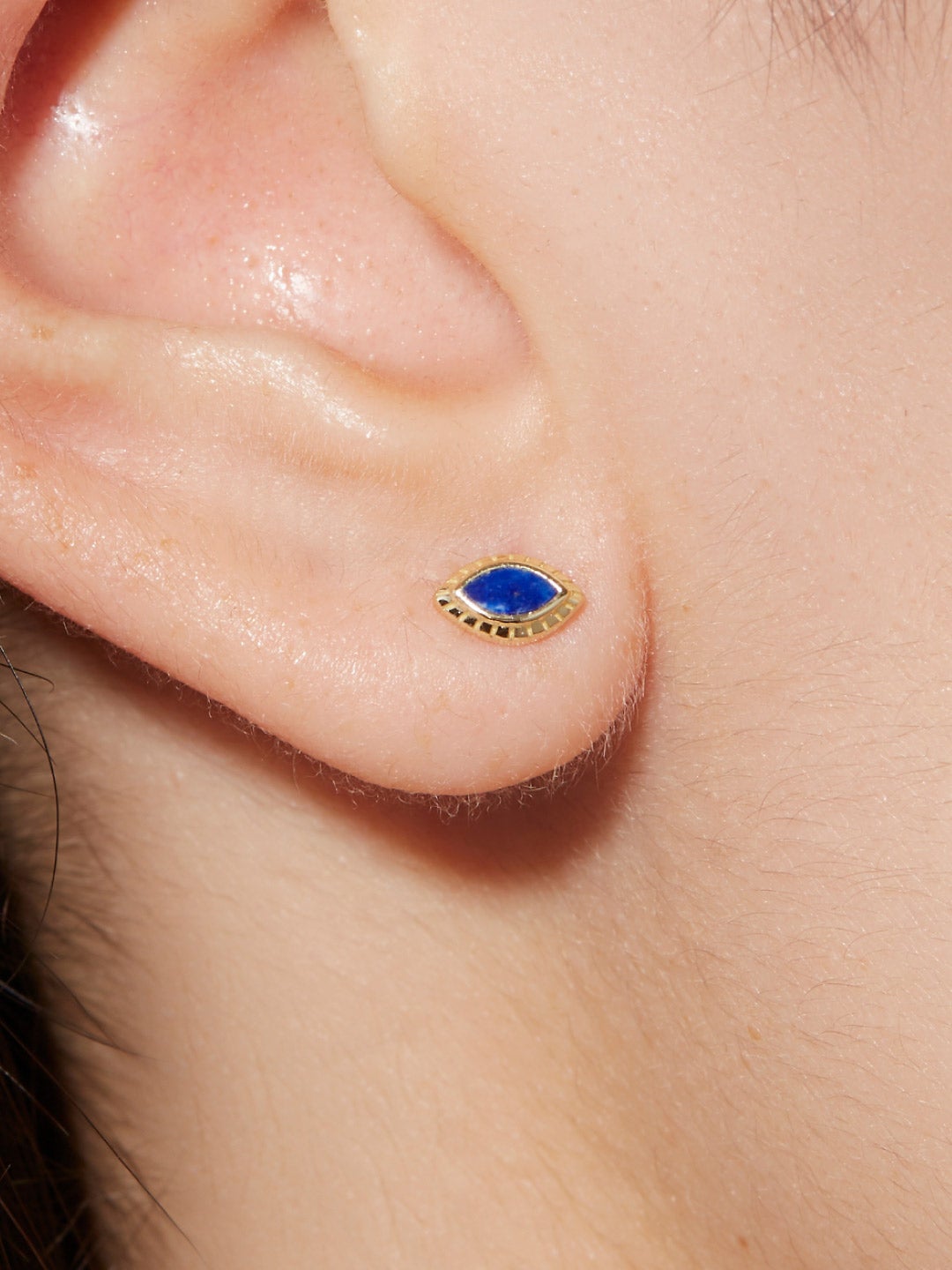 Ana Luisa Jewelry Earring Stud Evil Eye Earrings Ilda Lapis Silver