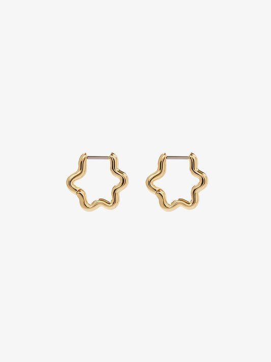 1 - Ana Luisa Jewelry Earrings Hoop Earrings Gold Hoop Earrings Onda Small Gold