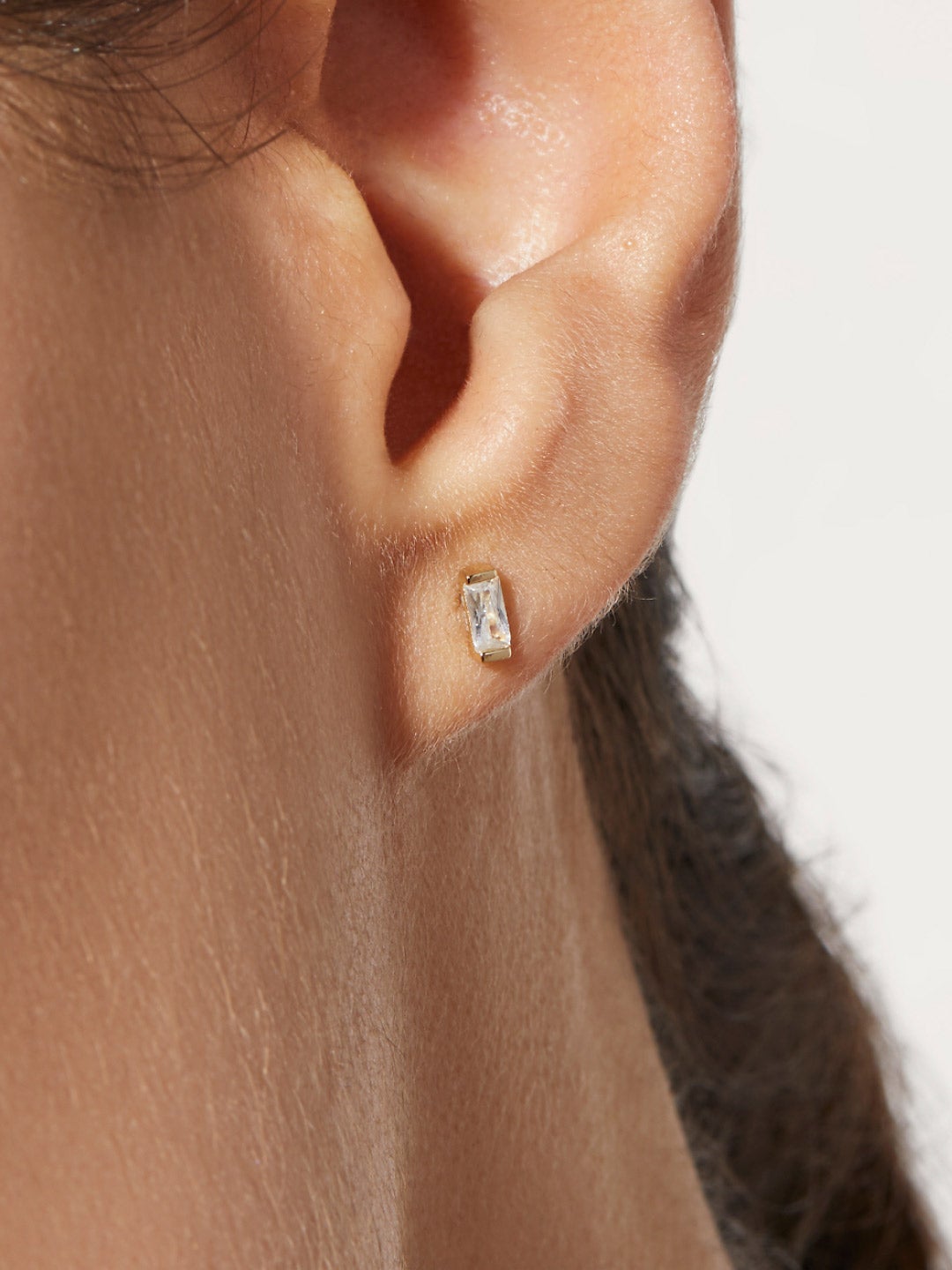Ana Luisa Jewelry Earrings Studs Rectangle Earrings Kukei Silver