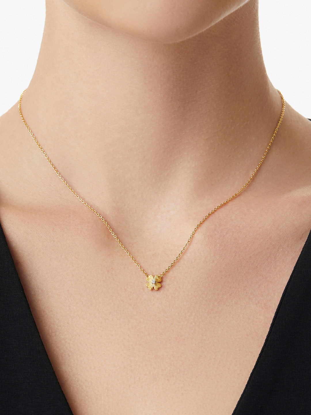 Ana Luisa Jewelry Necklaces Pendants Clover Necklace Kismet Silver