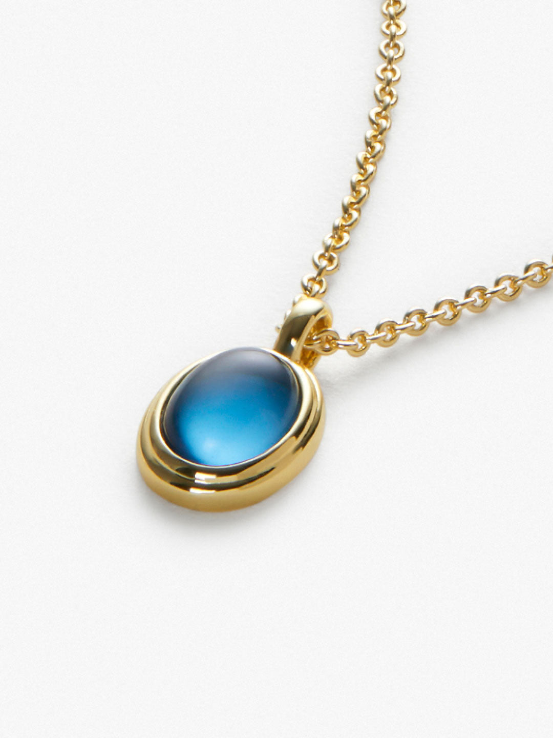 Ana Luisa Jewelry Necklaces Pendants Glass Pendant Necklace Delia Gold