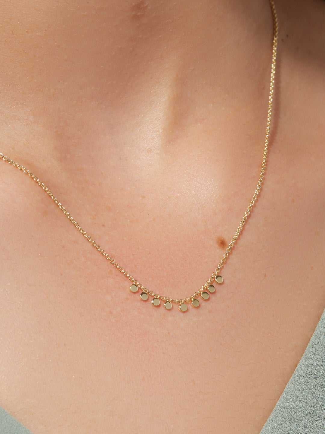 Ana Luisa Jewelry Necklaces Pendants Gold Circles Necklace Bert Silver
