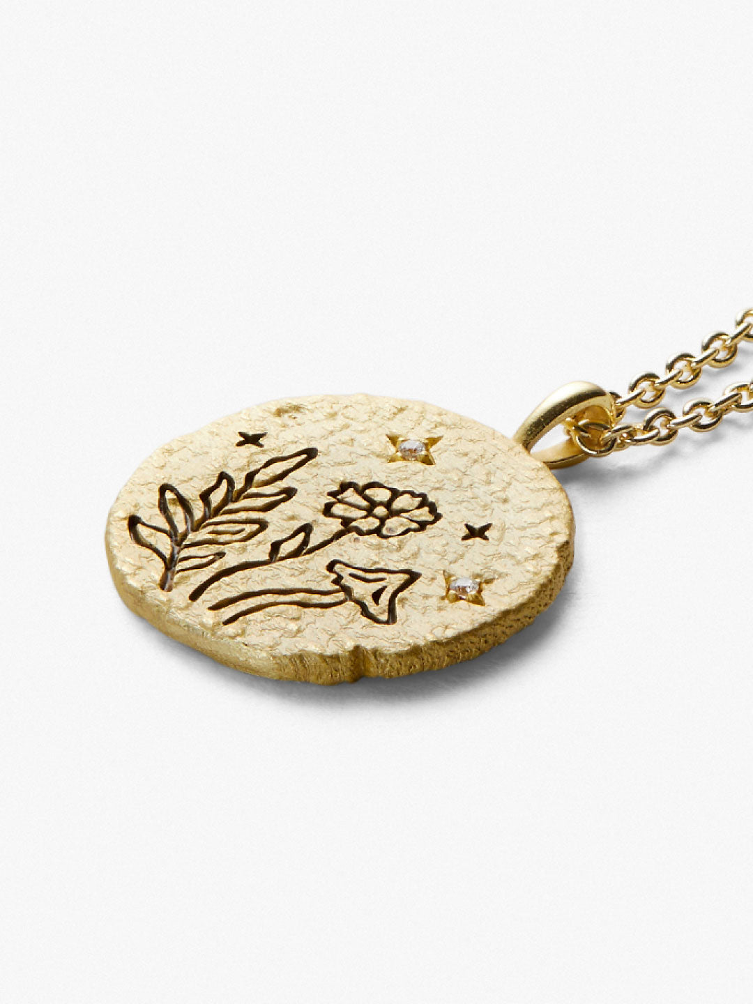 Ana Luisa Jewelry Necklaces Pendants Gold Coin Necklace Earth Pendant Gold