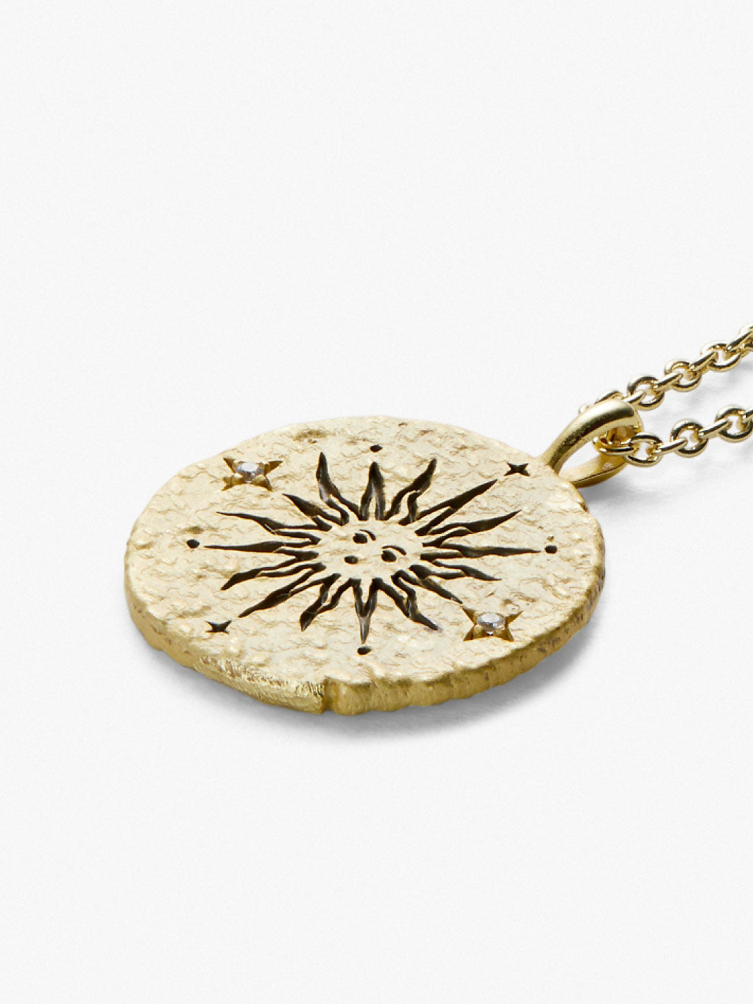 Ana Luisa Jewelry Necklaces Pendants Gold Coin Necklace Fire Pendant Gold