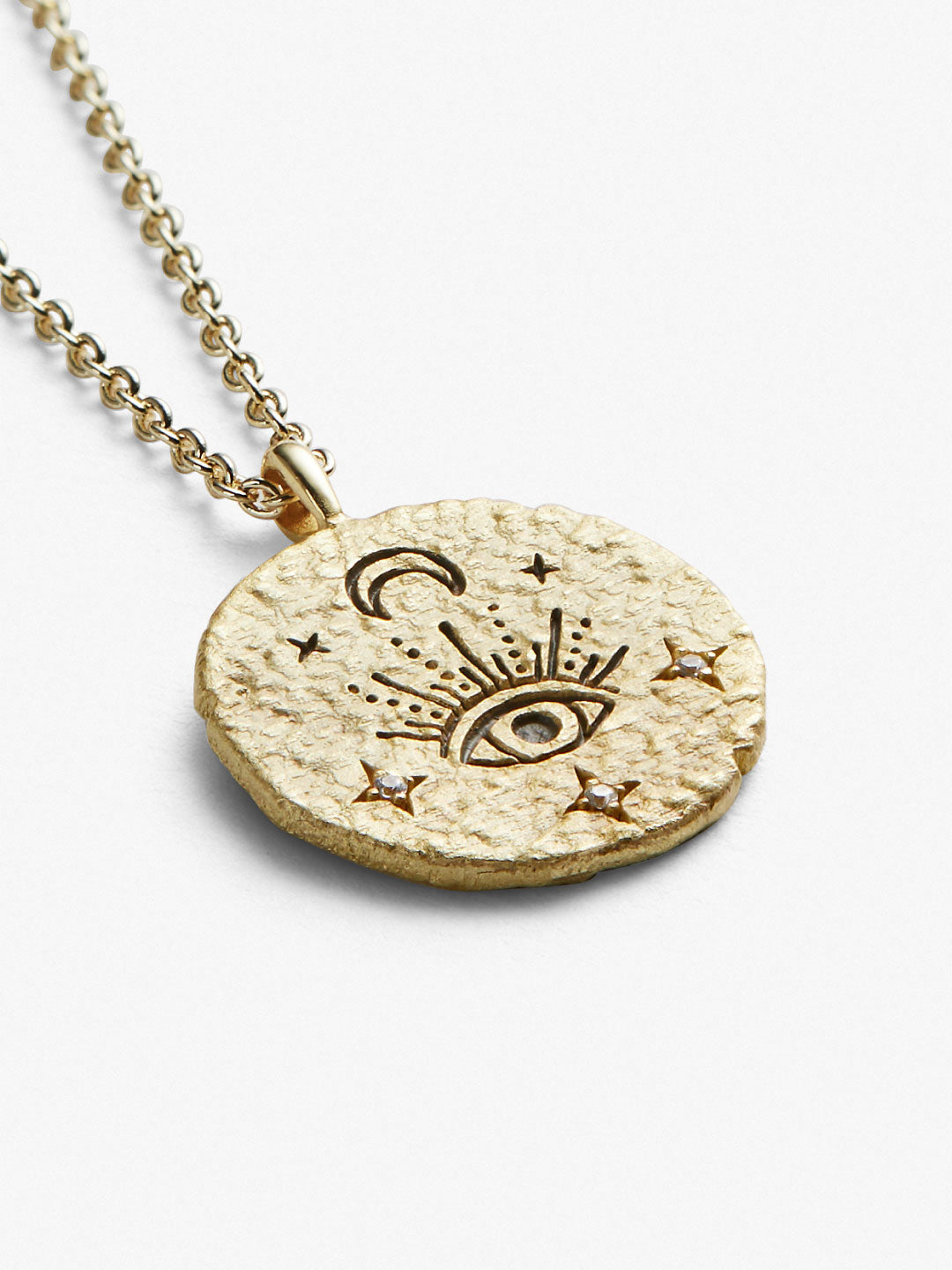 Ana Luisa Jewelry Necklaces Pendants Gold Coin Necklace Spirit Pendant Gold
