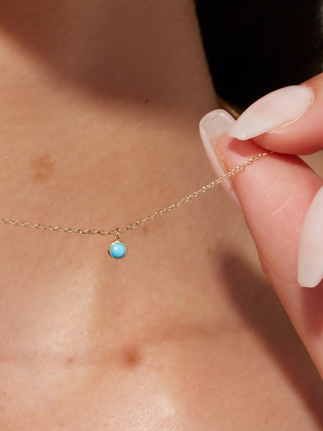 Ana Luisa Jewelry Necklaces Pendants Turquoise Pendant Marnie Turquoise Silver