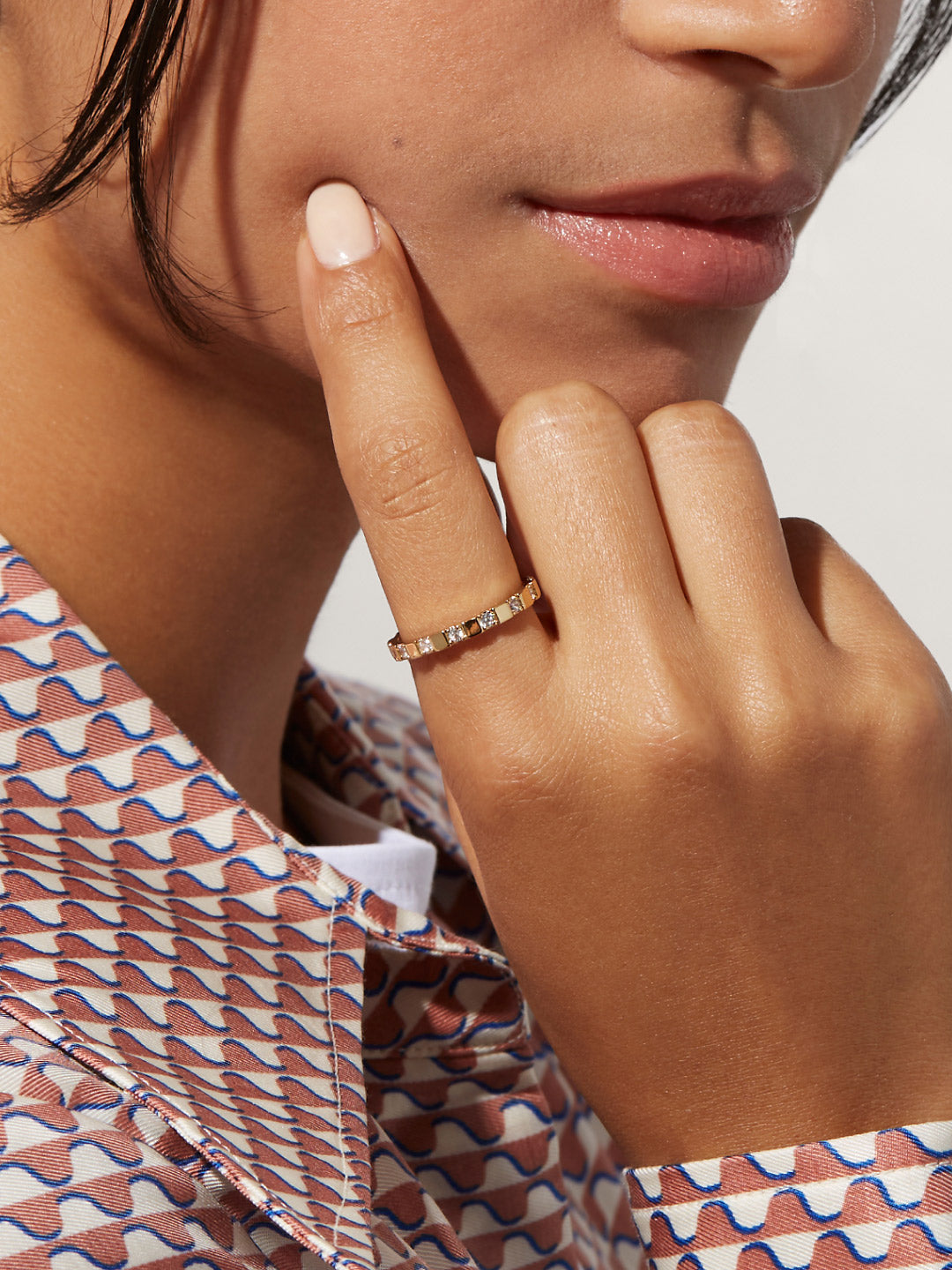 Ana Luisa Jewelry Rings Band Ring Gold Band Ring Ever Gold