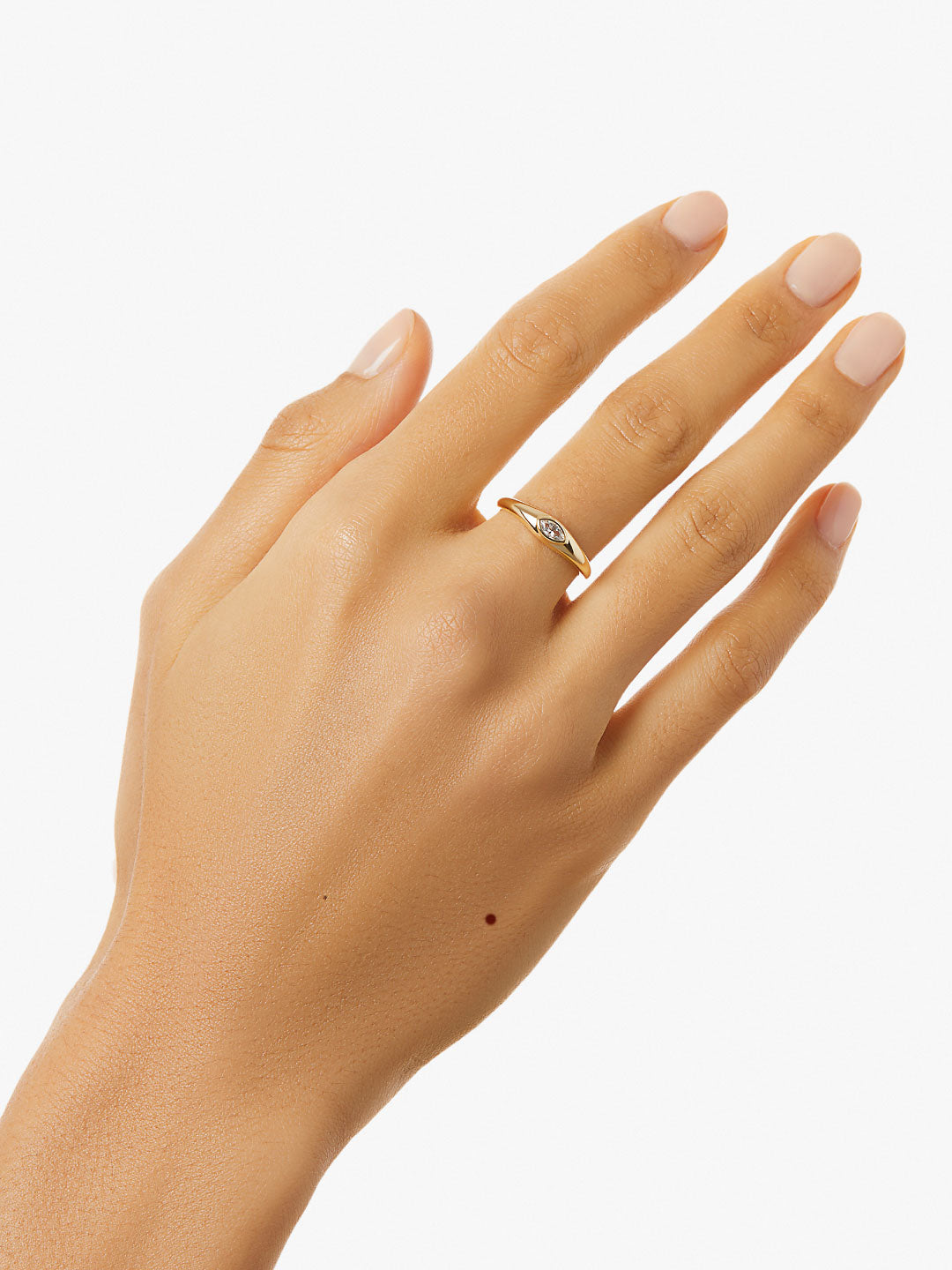 Ana Luisa Jewelry Rings Medium Bands Gold Dome Ring Cole Gold