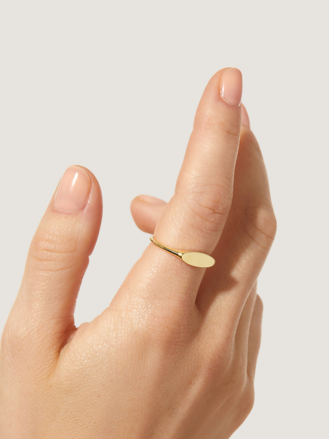Ana Luisa Jewelry Rings Statement Rings Gold Signet Ring Audrey Silver