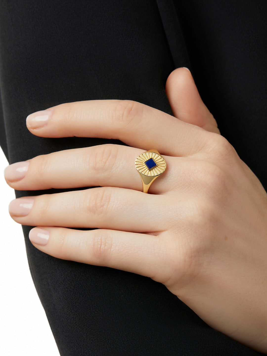 Ana Luisa Jewelry Rings Statement Rings Gold Signet Ring Betsy Gold