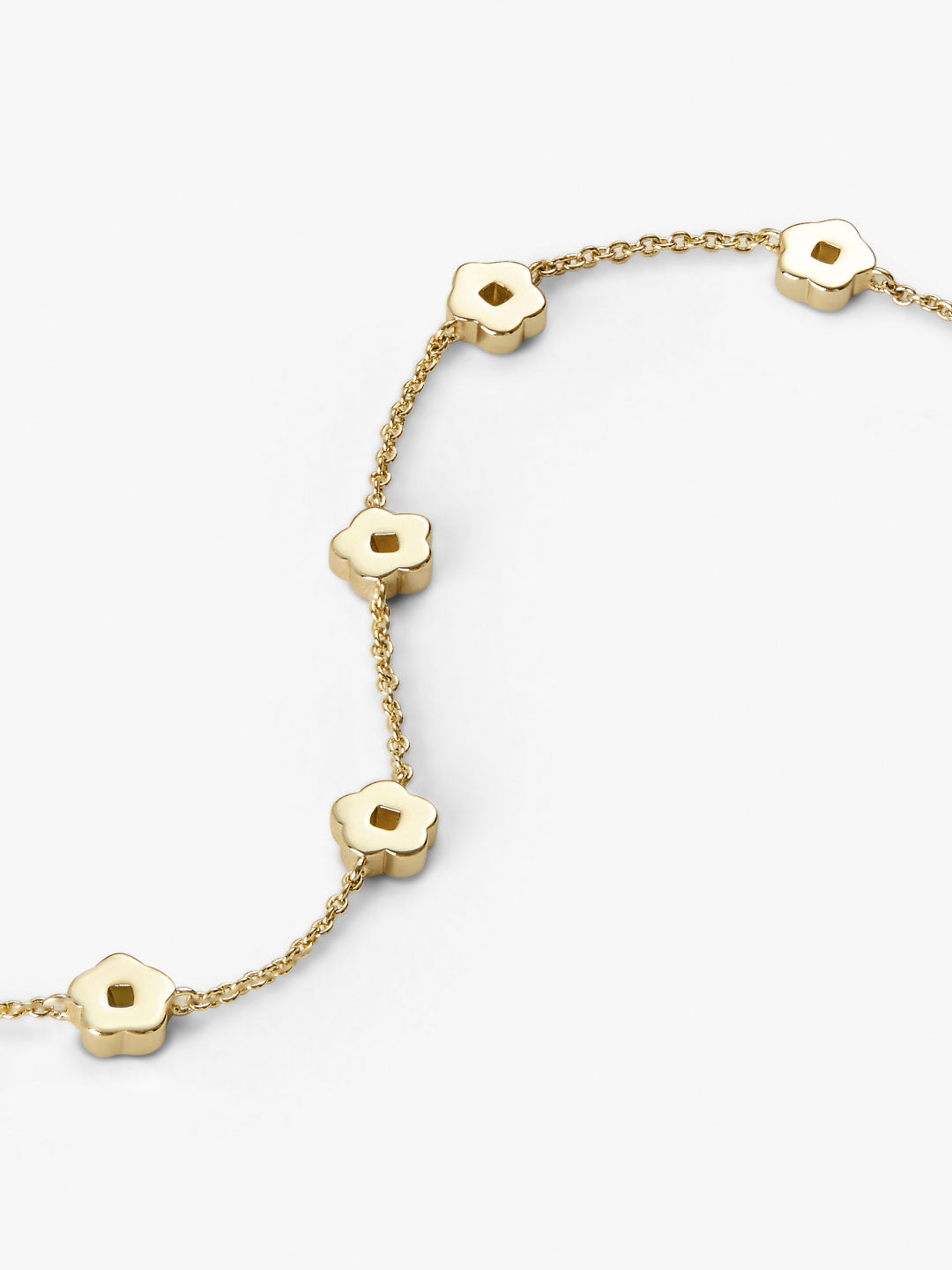 Ana Luisa Jewelry Bracelet Chain Bracelet Flower Bracelet Rowena Bracelet Gold