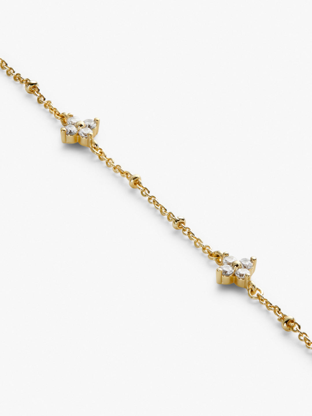 Ana Luisa Jewelry Bracelets Light Chains Flower Bracelet Lucy Gold