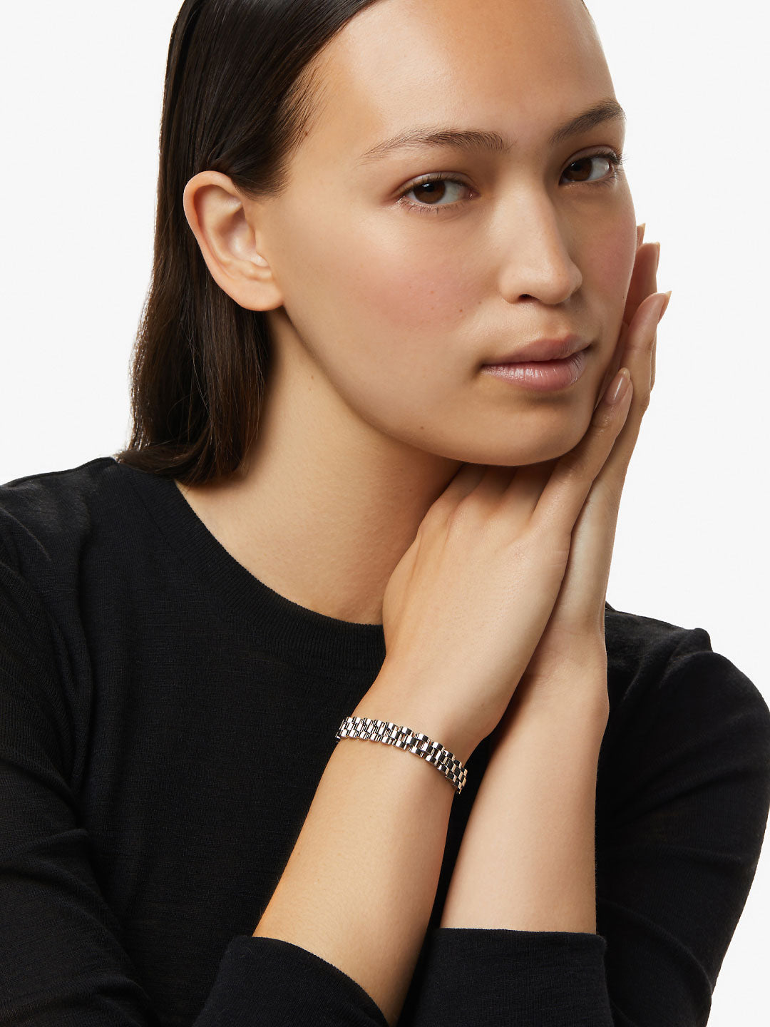 Ana Luisa Jewelry Bracelets Statement Watch Strap Bracelet Jonah Stainless Steel