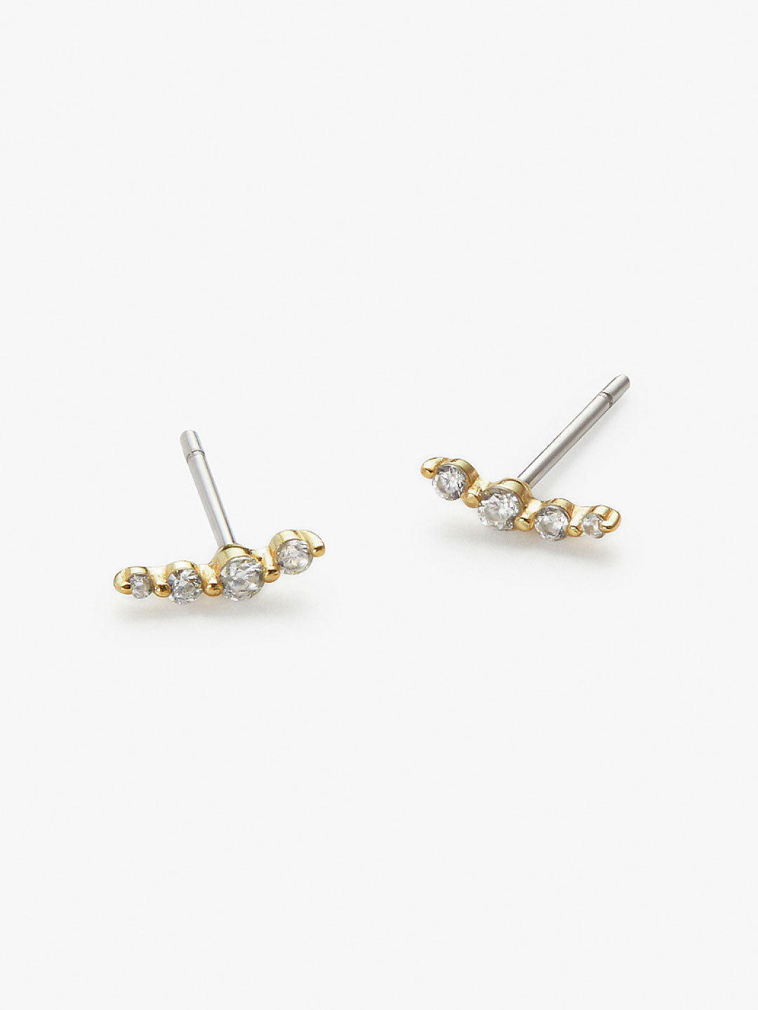Ana Luisa Jewelry Earring Stud Ear Climber Earrings Bonny Silver