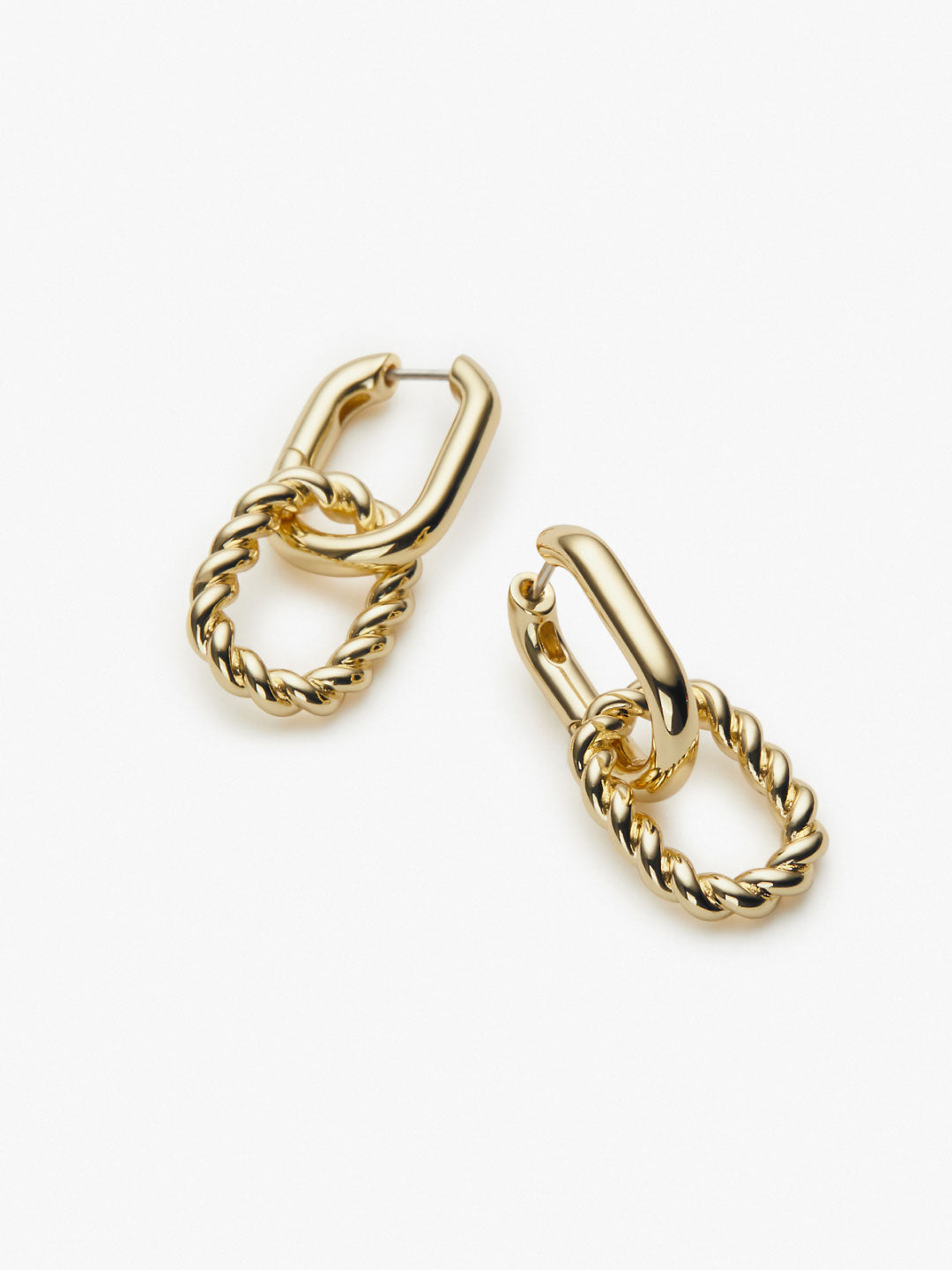 Ana Luisa Jewelry Earrings Drop Double Hoop Earrings Ashley Gold