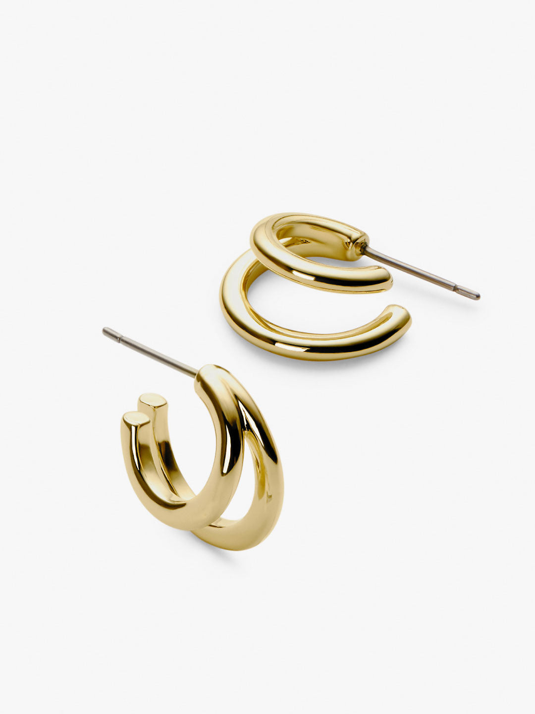Ana Luisa Jewelry Earrings Hoop Earrings Double Hoop Earrings Scarlett Gold