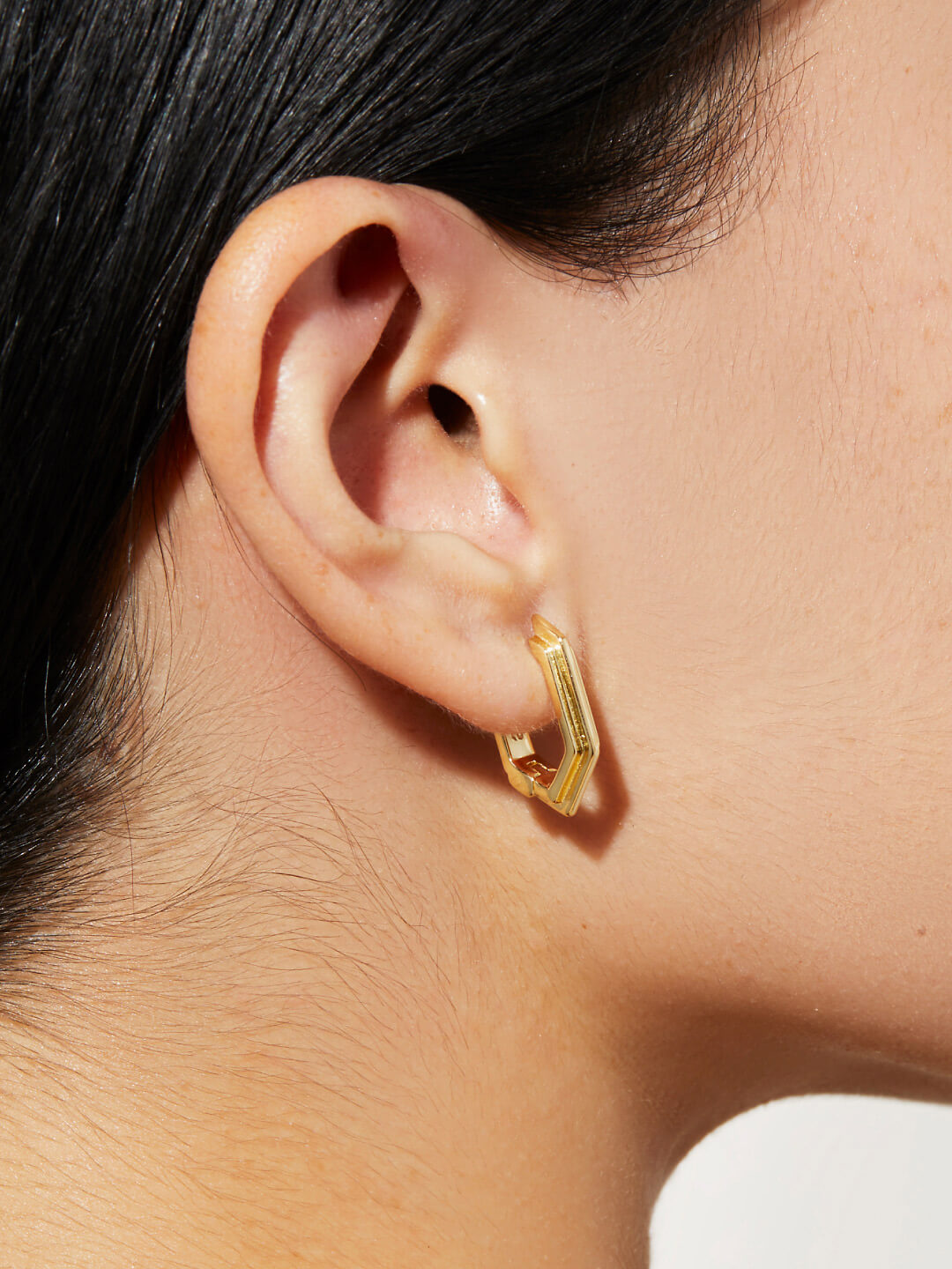 Ana Luisa Jewelry Earrings Medium Hoops Gold Hoop Earrings Alyssa Hoops Silver