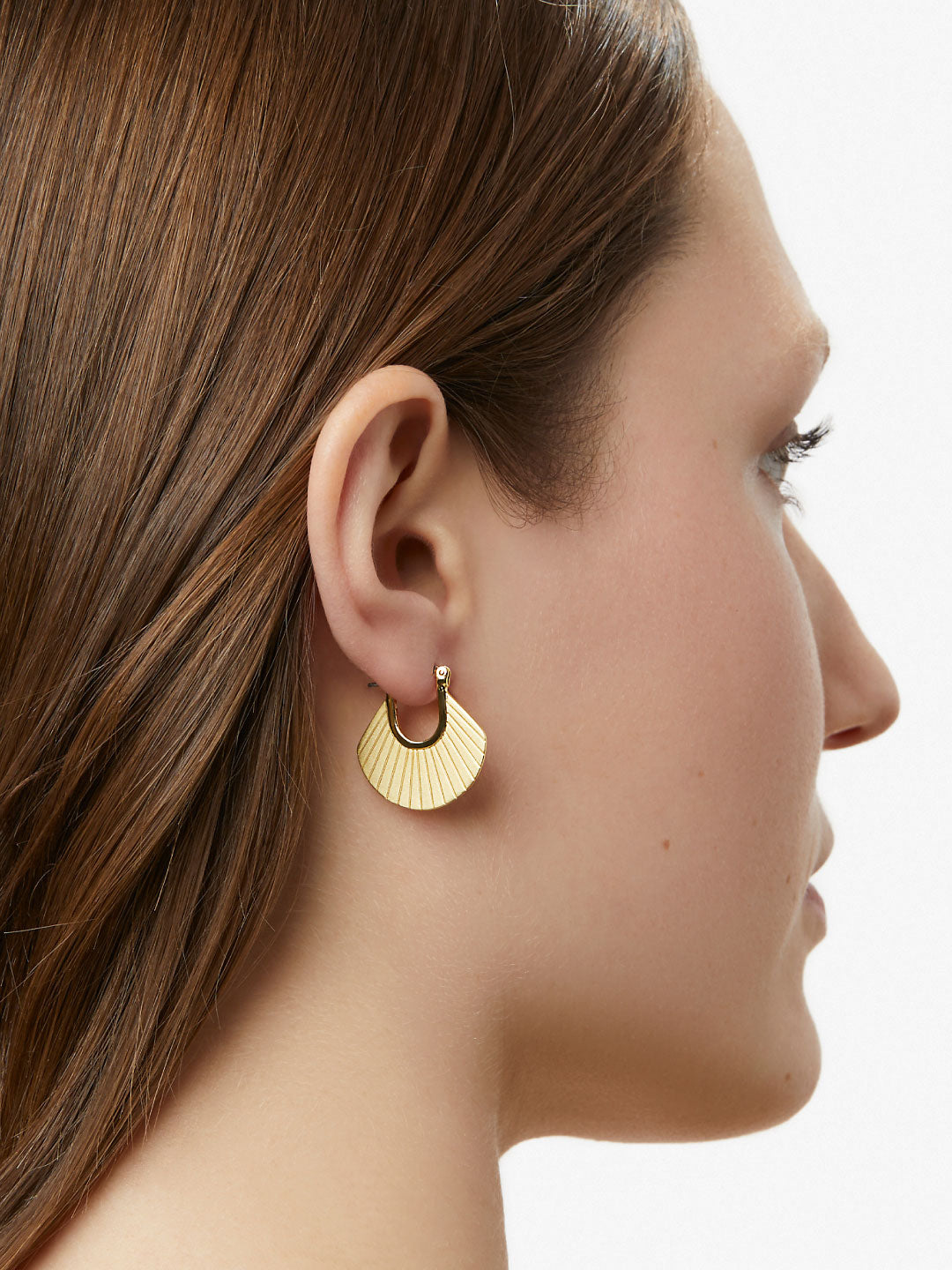 Ana Luisa Jewelry Earrings Small Hoops Gold Statement Earrings Everett Gold