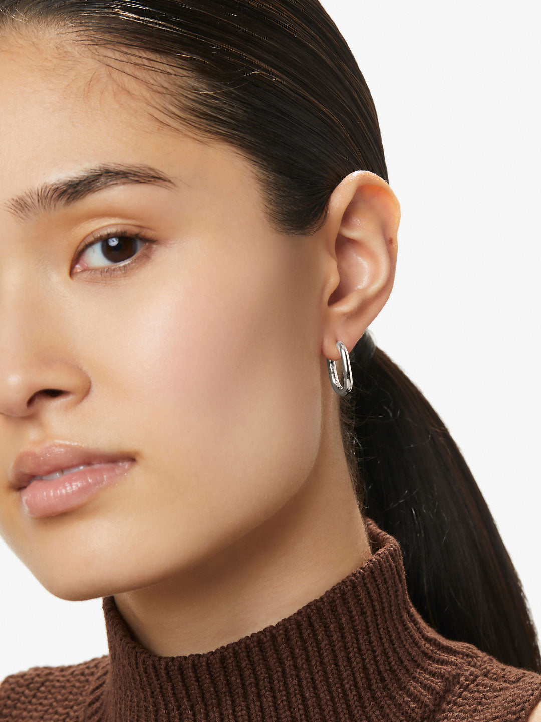 Ana Luisa Jewelry Earrings Small Hoops Silver Hoop Earrings Rox Small Silver Silver