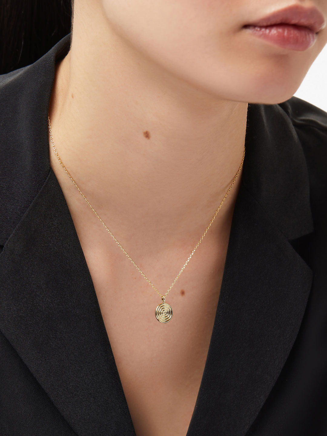 Ana Luisa Jewelry Necklaces Pendants Circle Pendant Necklace Alicia Silver