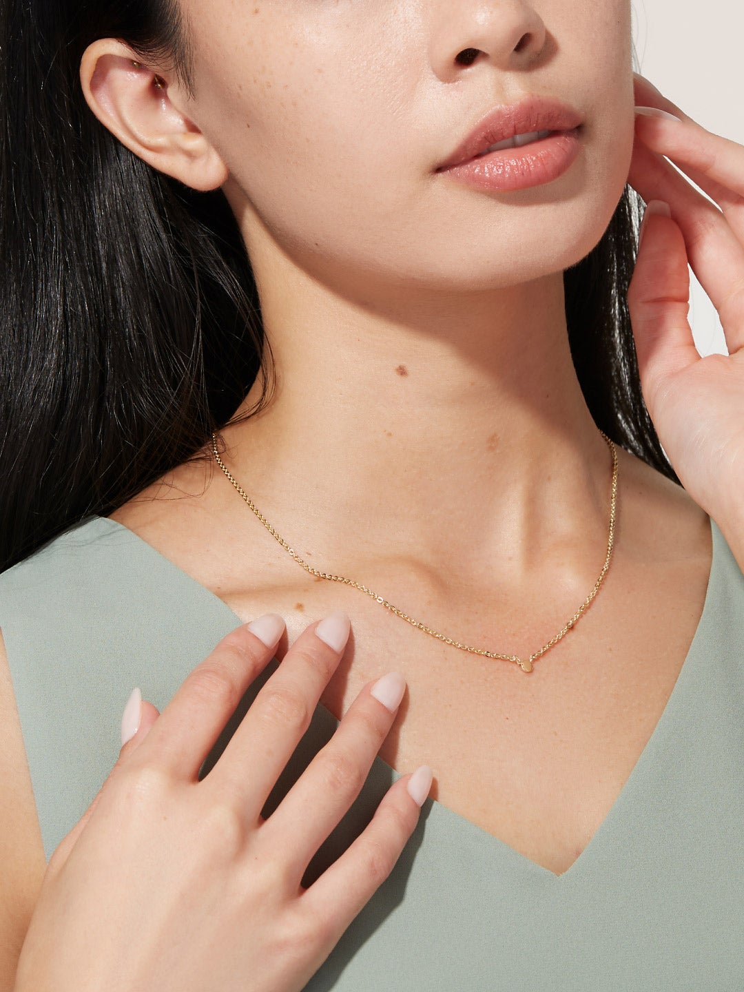Ana Luisa Jewelry Necklaces Pendants Gold Disc Necklace Aaron Silver