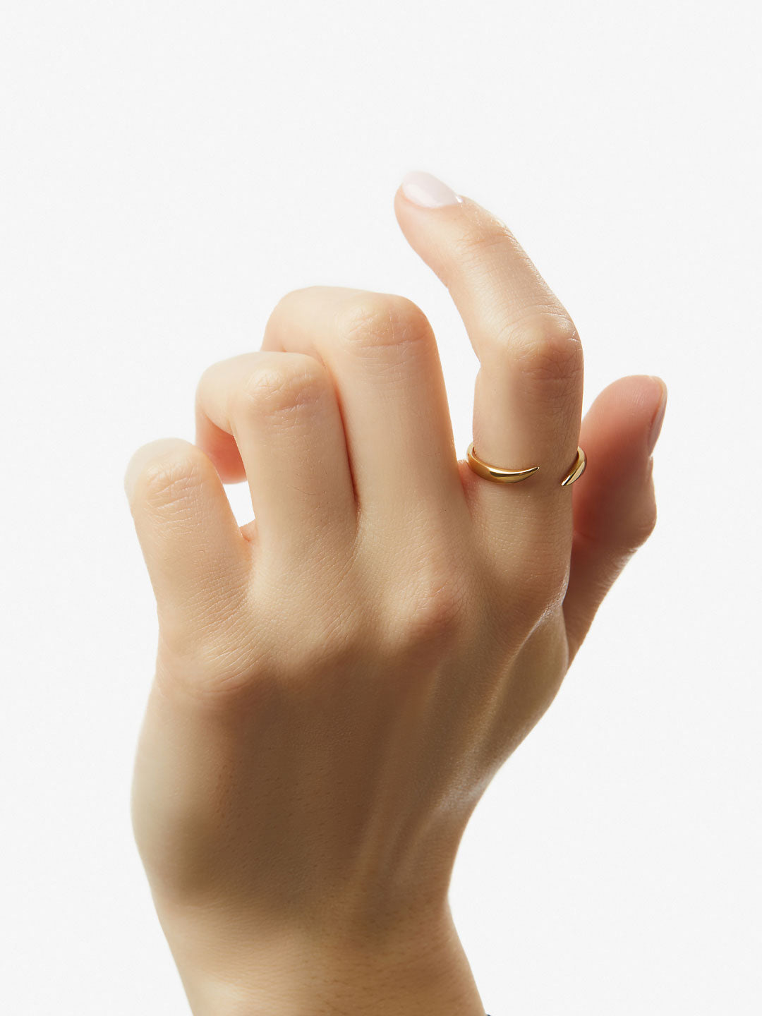 Ana Luisa Jewelry Rings Medium Bands Claw Ring Bowie Gold