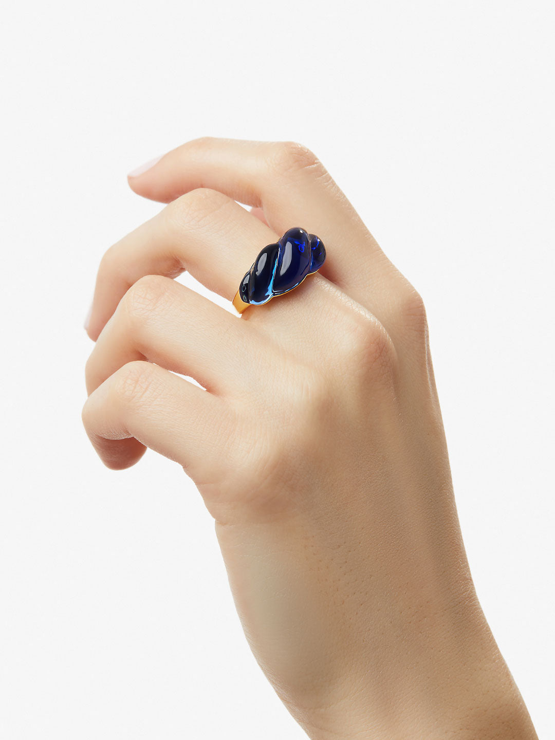 Ana Luisa Jewelry Rings Statement Rings Glass Ring Faye Gold
