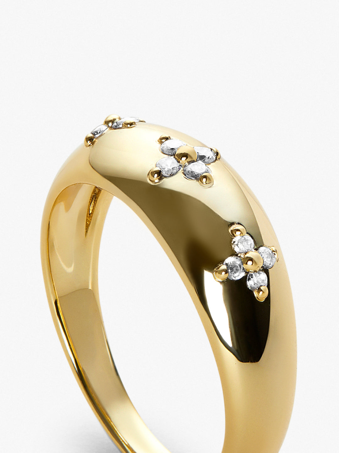 Ana Luisa Jewelry Rings Statement Rings Gold Dome Ring Amber Ring Gold