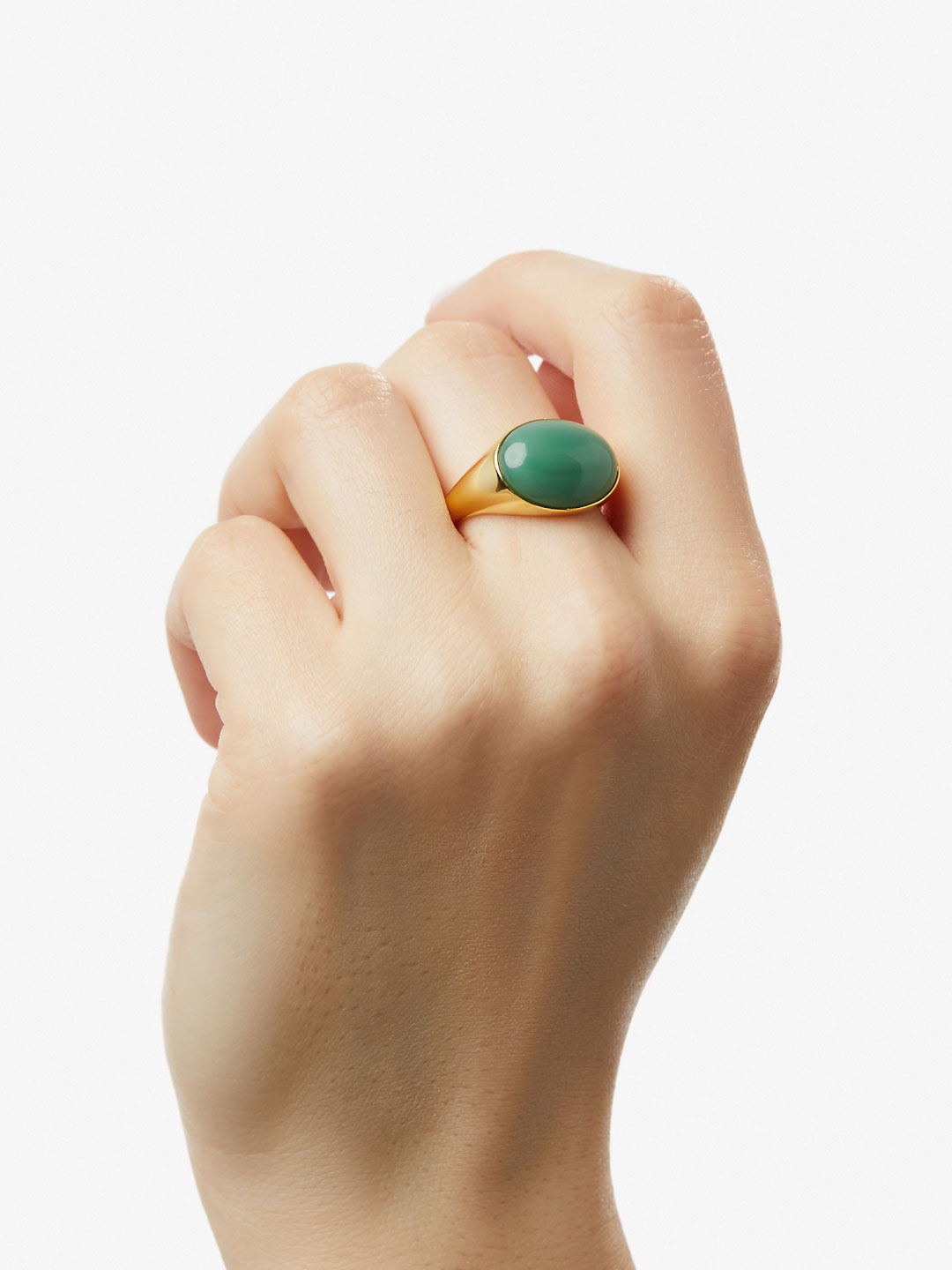 Ana Luisa Jewelry Rings Statement Rings Gold Dome Ring Maude Gold