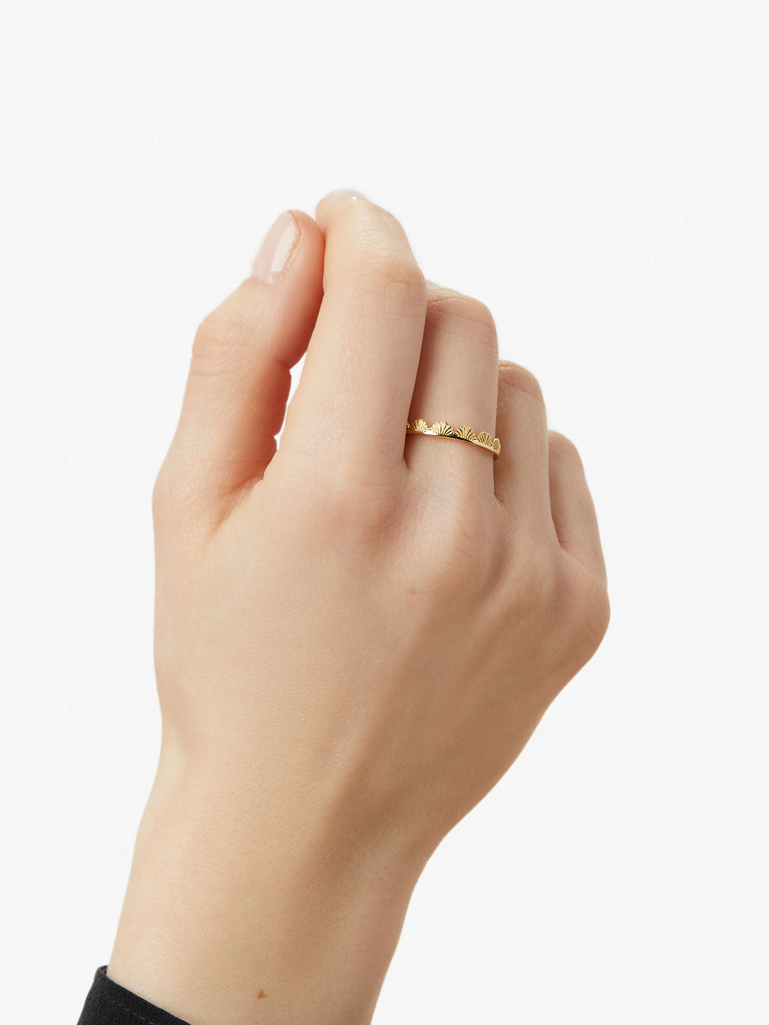 Ana Luisa Jewelry Rings Thin Bands Gold Band Ring Beckett Gold