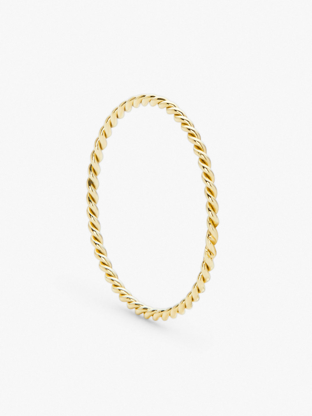 Ana Luisa Jewelry Rings Thin Bands Gold Band Ring Gold Twist Ring Solid Gold