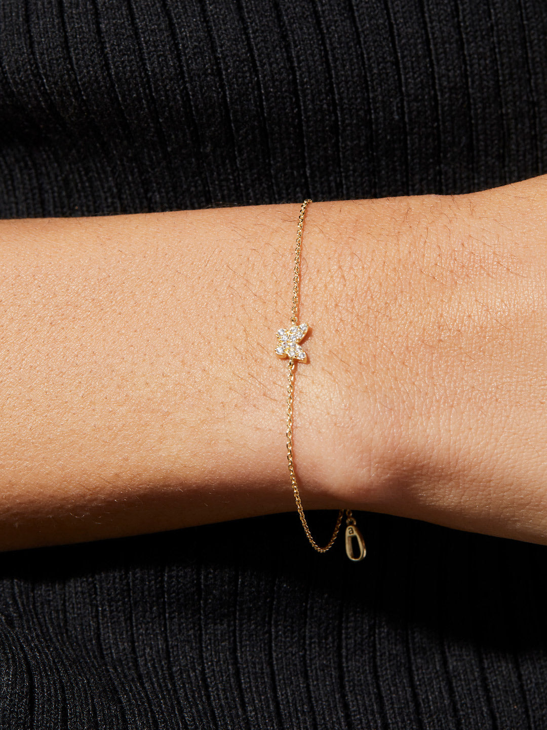 Ana Luisa Jewelry Bracelets Light Chains Butterfly Bracelet Mariposa Silver