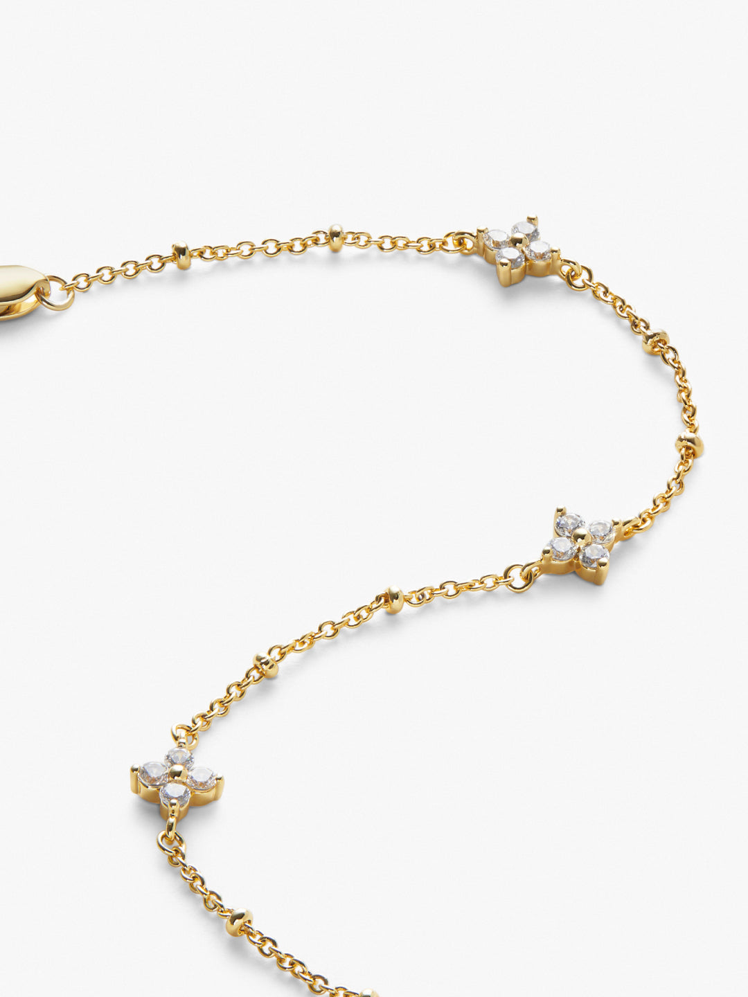 Ana Luisa Jewelry Bracelets Light Chains Flower Bracelet Lucy Gold
