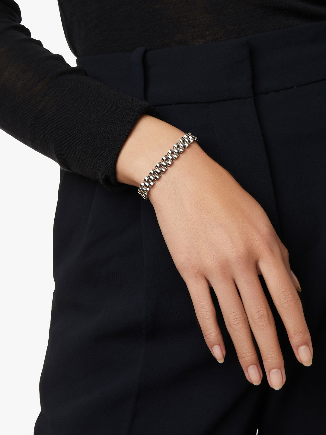 Ana Luisa Jewelry Bracelets Statement Watch Strap Bracelet Jonah Stainless Steel