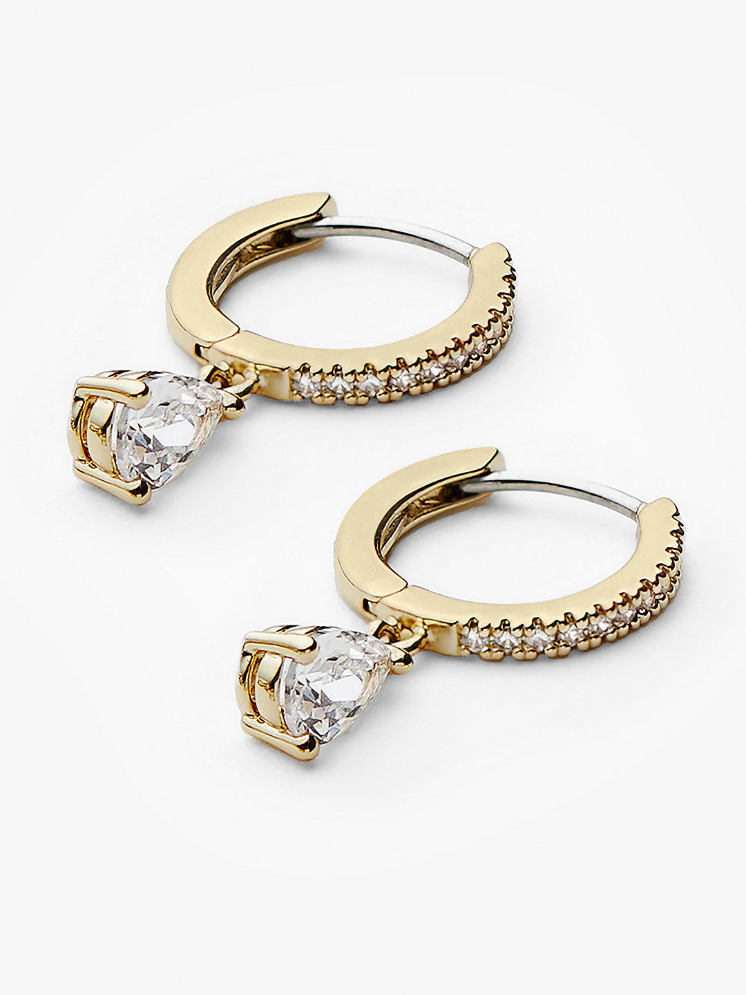 Ana Luisa Jewelry Drop Earrings Delicate Huggie Hoops Elise Gold