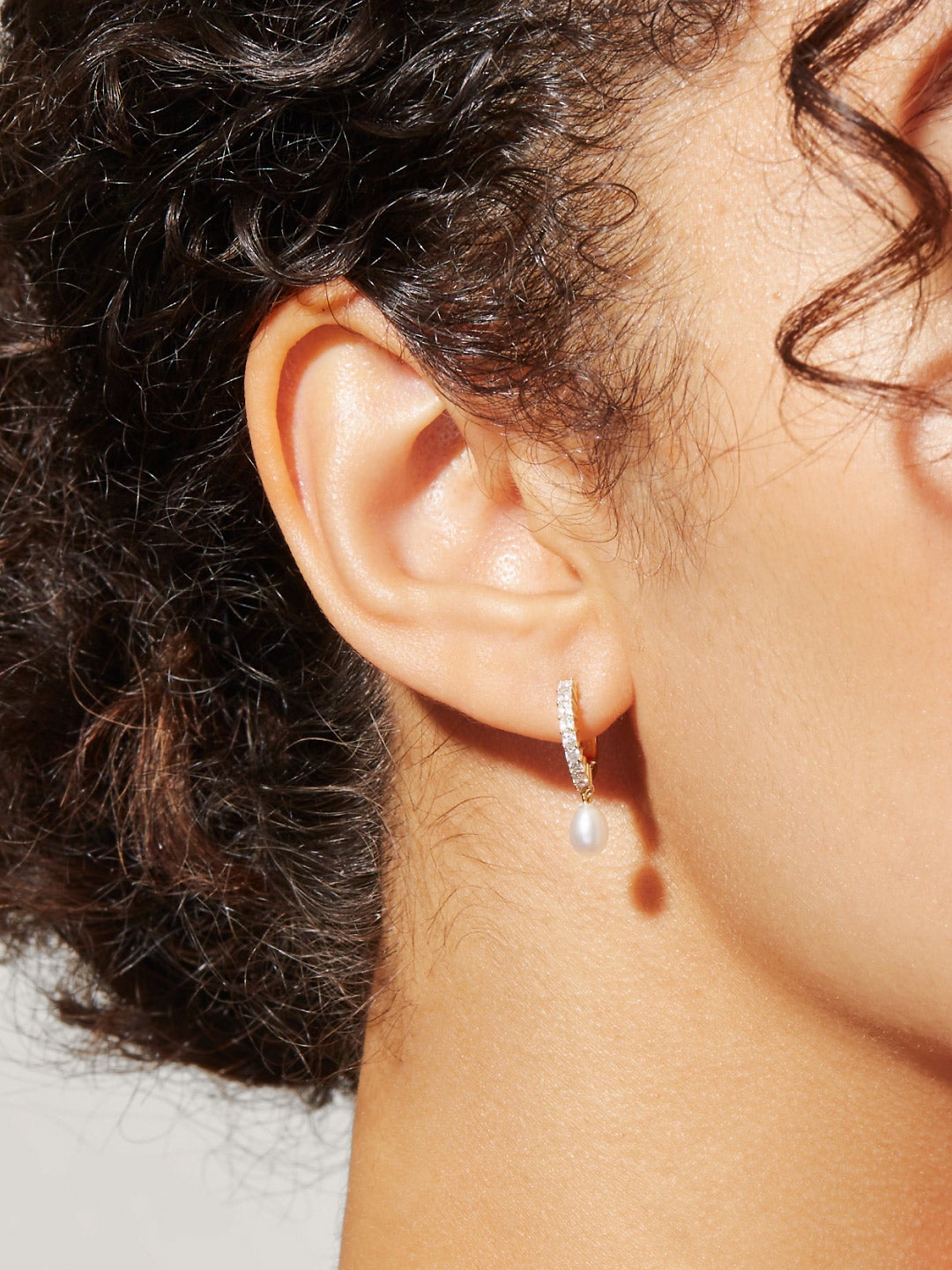 Ana Luisa Jewelry Earring Small Hoops Pearl Hoop Earrings Monet Silver