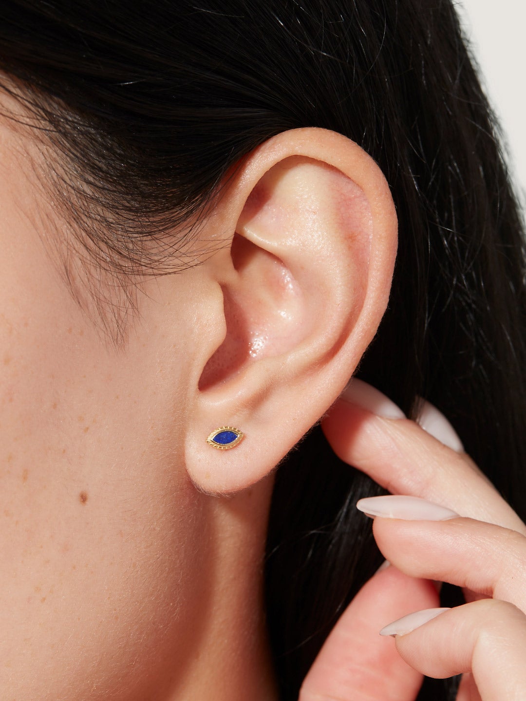Ana Luisa Jewelry Earring Stud Evil Eye Earrings Ilda Lapis Silver