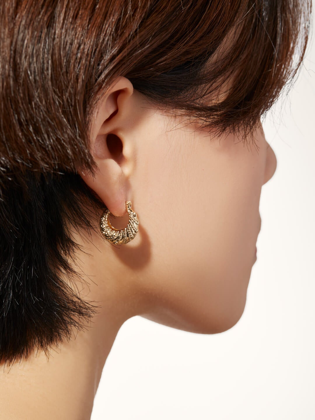 3 - Ana Luisa Jewelry Earrings Hoops Twisted Gold Hoops Ami Gold