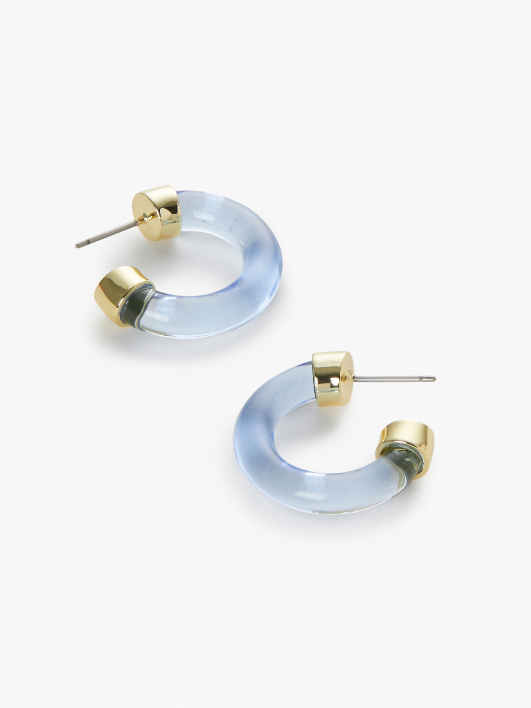 Ana Luisa Jewelry Earrings Medium Hoops Glass Earrings Emily Gold