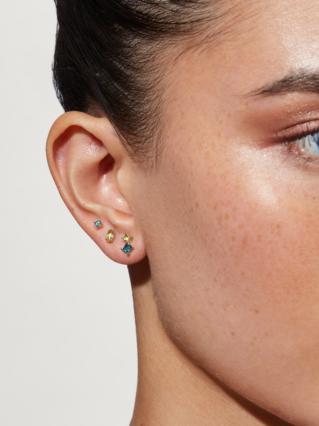 3 - Ana Luisa Jewelry Earrings Stud Earrings Set Val Marine Gold