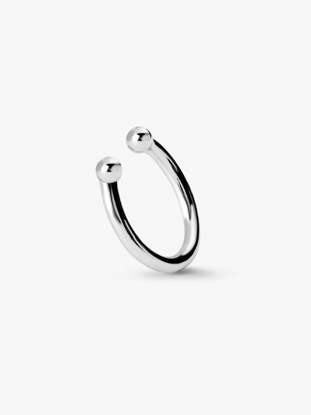 Ana Luisa Jewelry Earrings Stud Sterling Silver Simple Ear Cuff Silver Silver