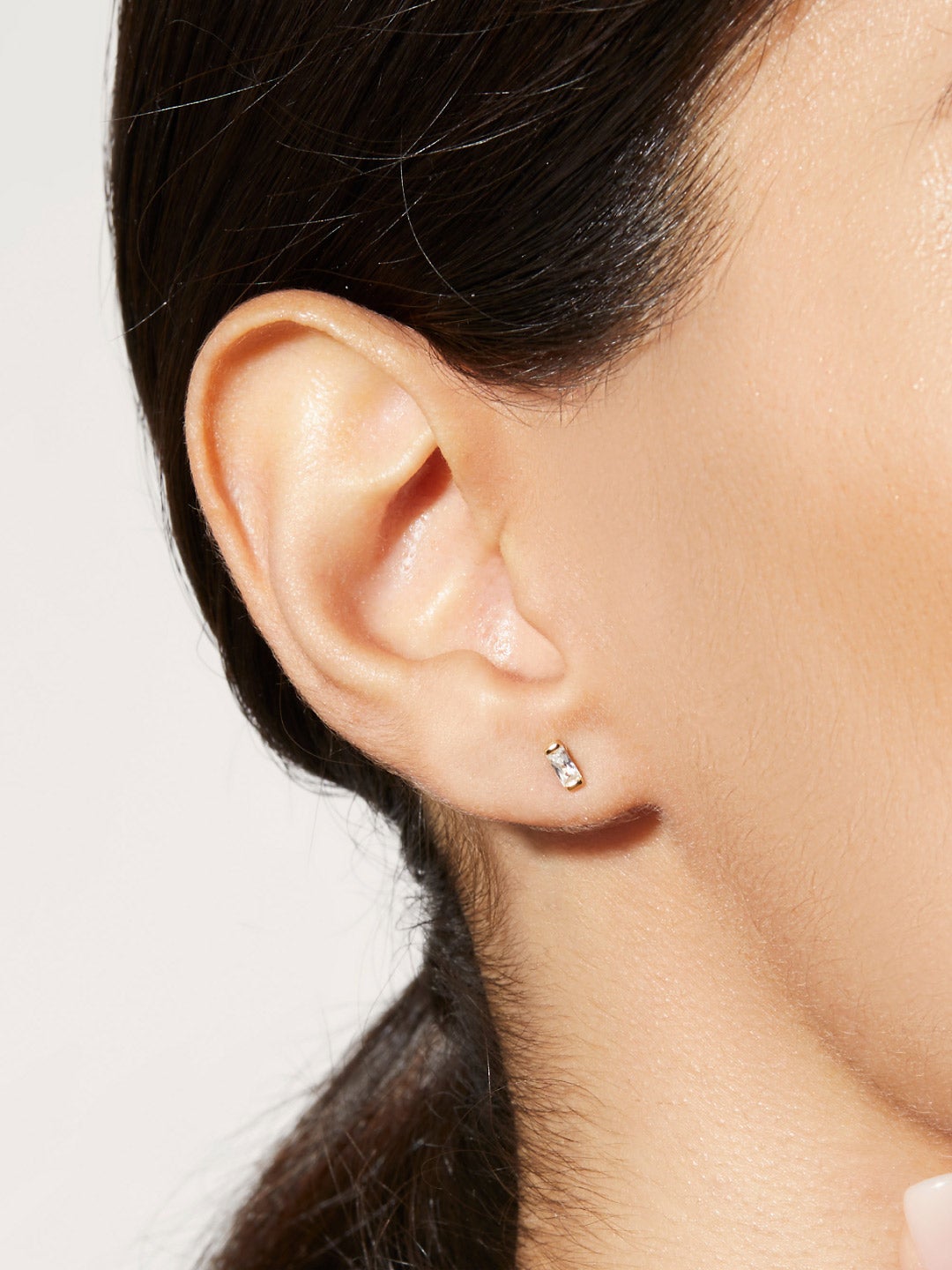 Ana Luisa Jewelry Earrings Studs Rectangle Earrings Kukei Silver