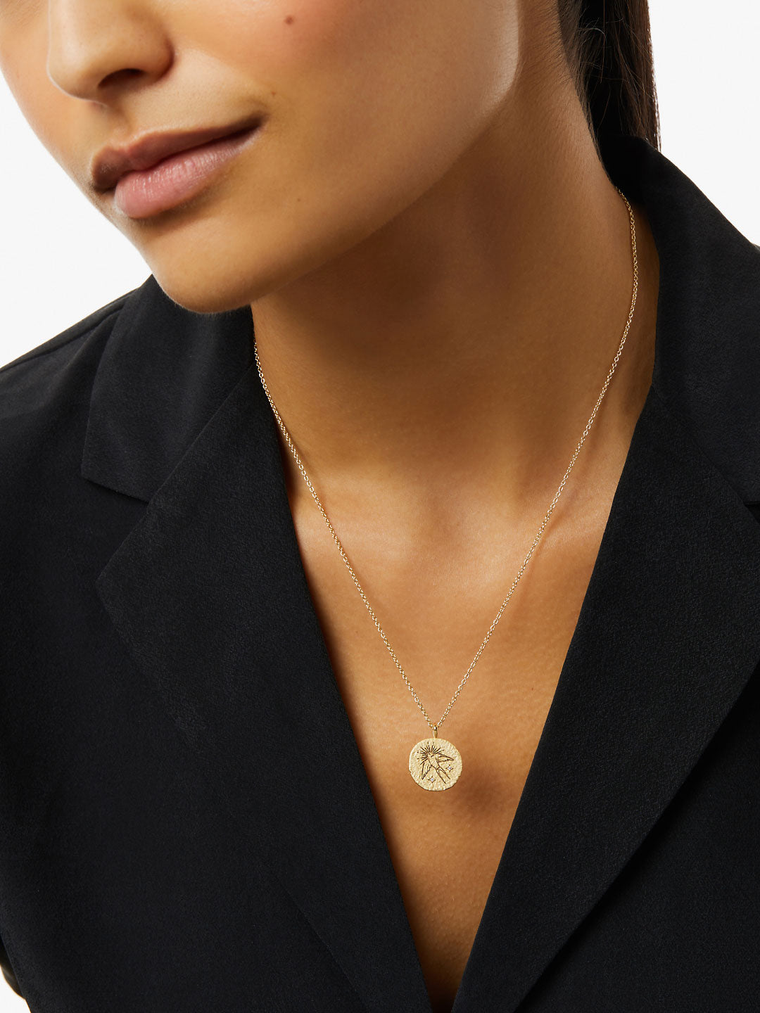 Ana Luisa Jewelry Necklaces Pendants Gold Coin Necklace Air Pendant Gold