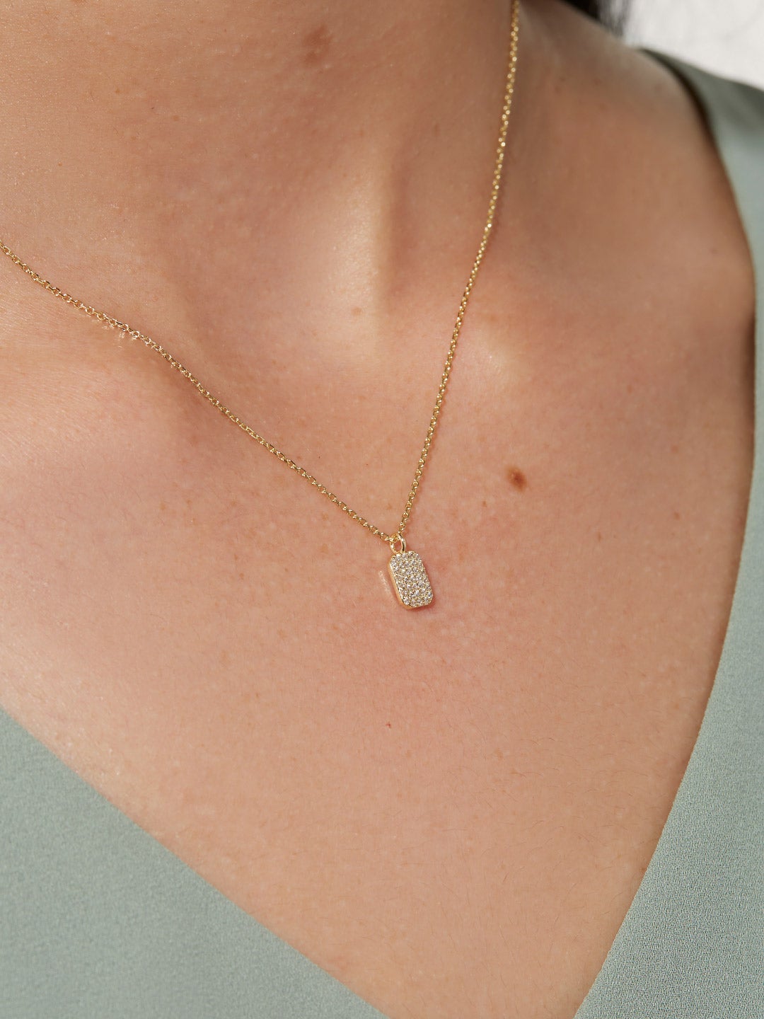 Ana Luisa Jewelry Necklaces Pendants Tag Necklace Will Silver