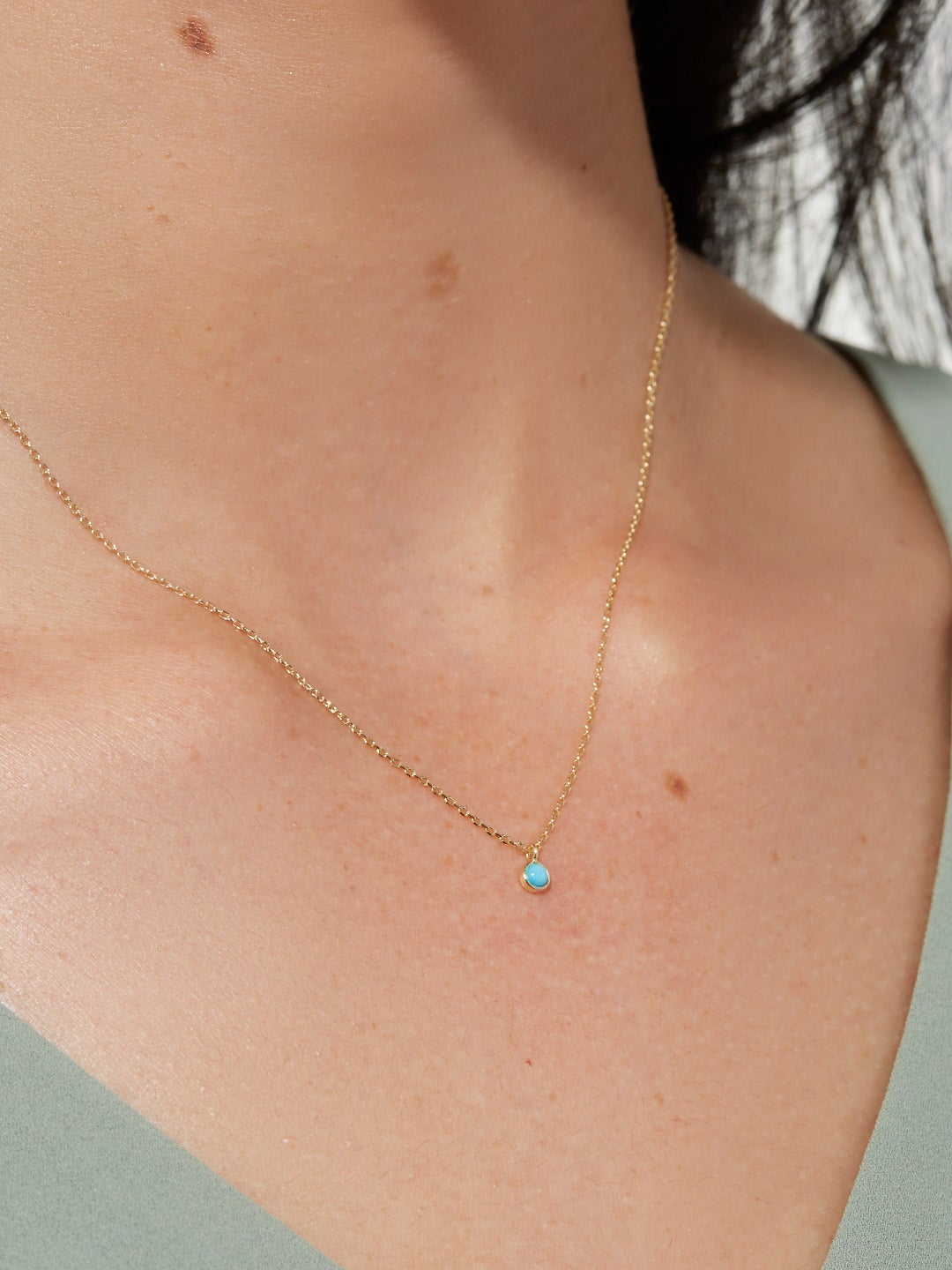 Ana Luisa Jewelry Necklaces Pendants Turquoise Pendant Marnie Turquoise Silver