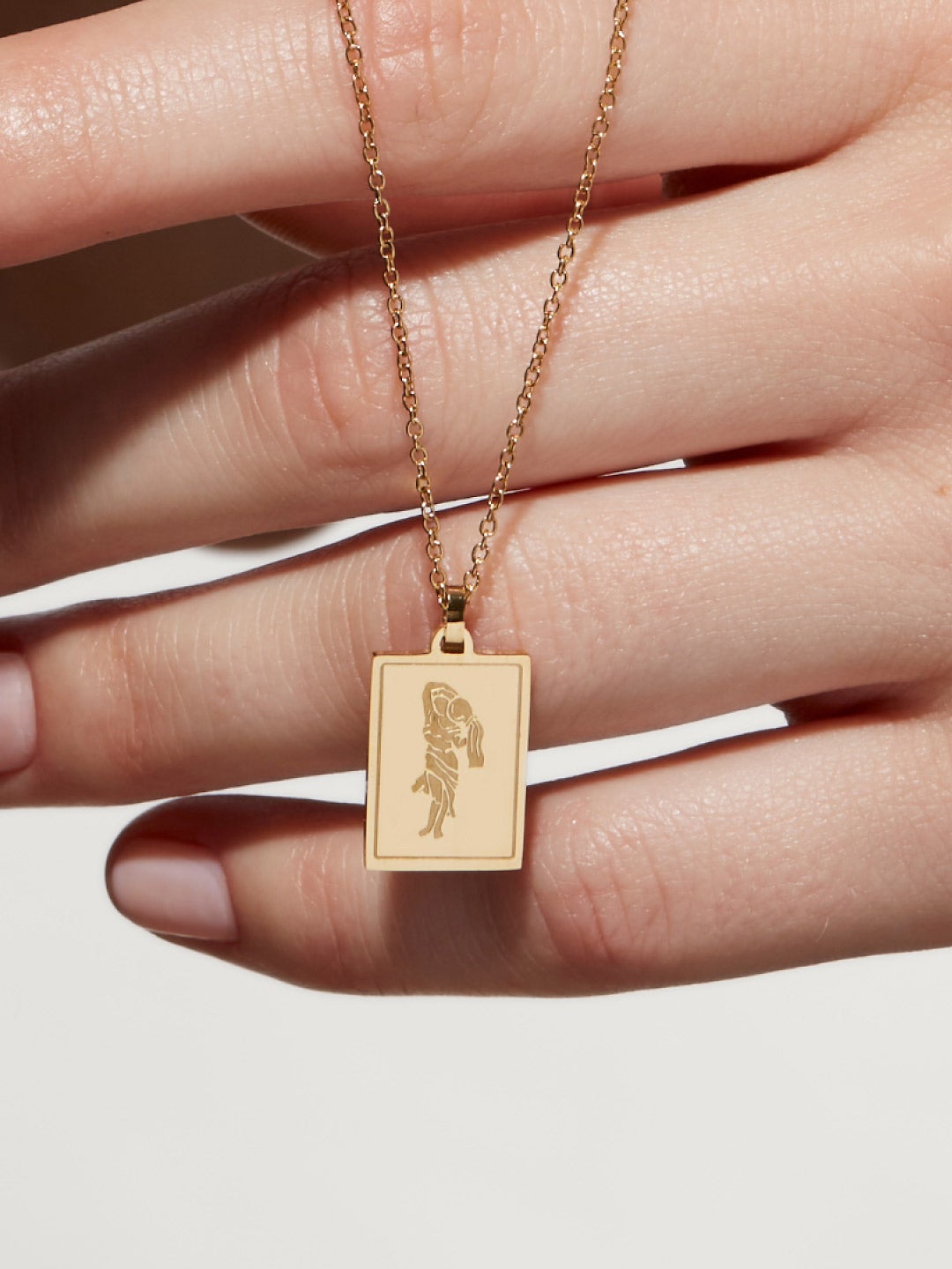 Ana Luisa Jewelry Necklaces Pendants Zodiac Necklace Aquarius Stainless Steel