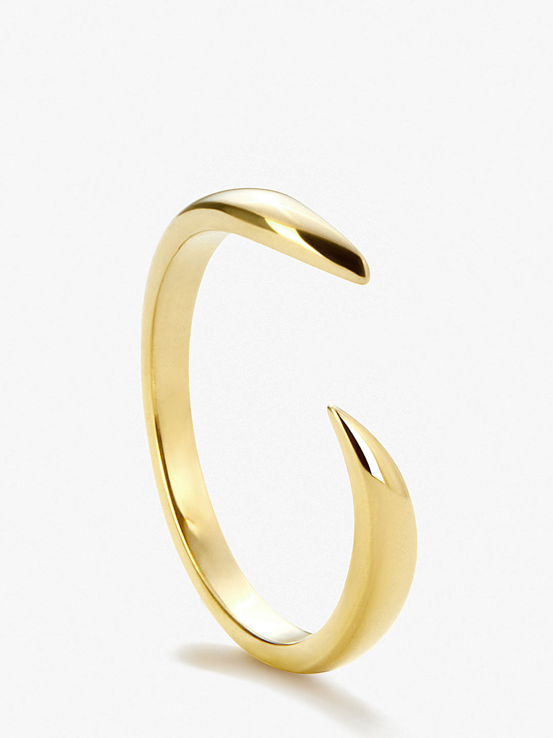 Ana Luisa Jewelry Rings Medium Bands Claw Ring Bowie Gold