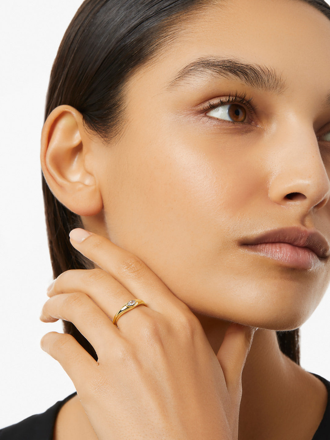 Ana Luisa Jewelry Rings Medium Bands Gold Dome Ring Cole Gold